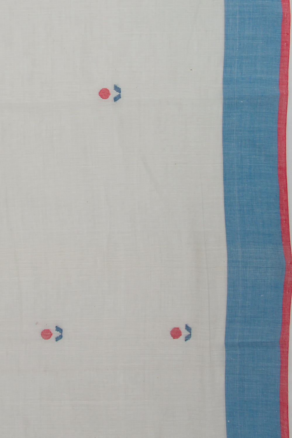Ponduru Handspun Cotton Butta Pastel Grey Saree