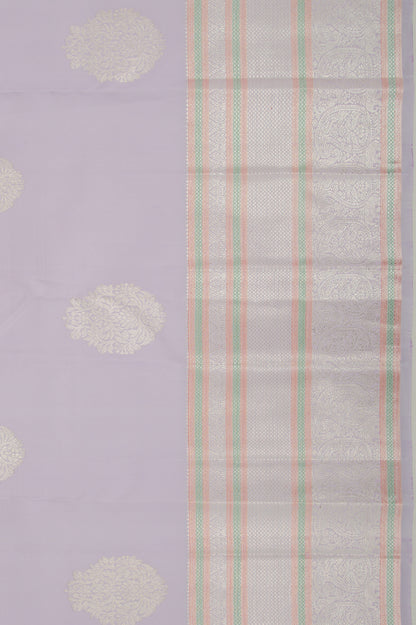 Kanchipuram Silk Butta Pastel Lavender Saree
