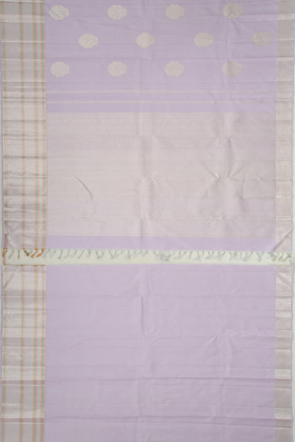 Kanchipuram Silk Butta Pastel Lavender Saree