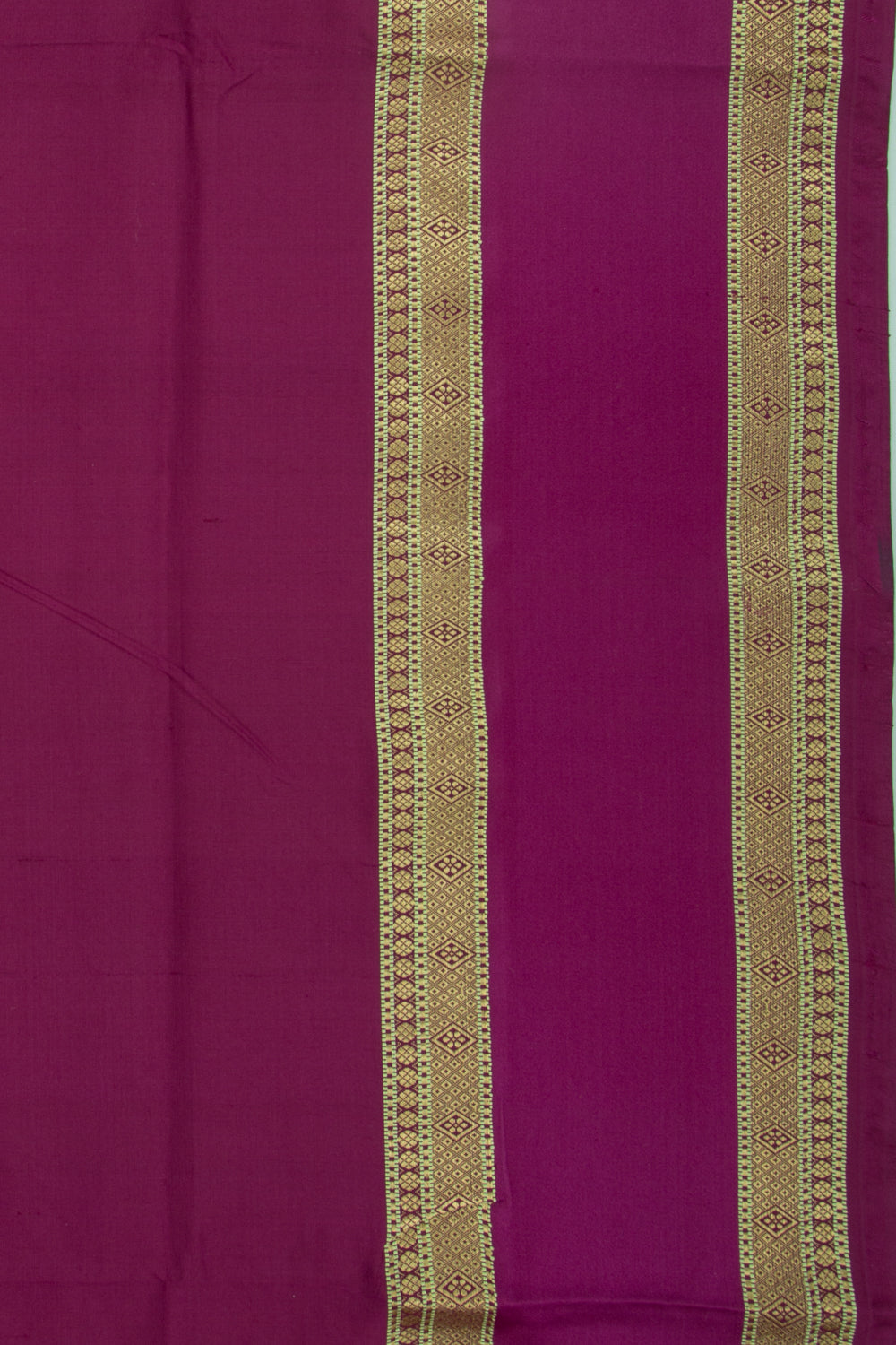 Banarasi Silk Plain Purple Saree