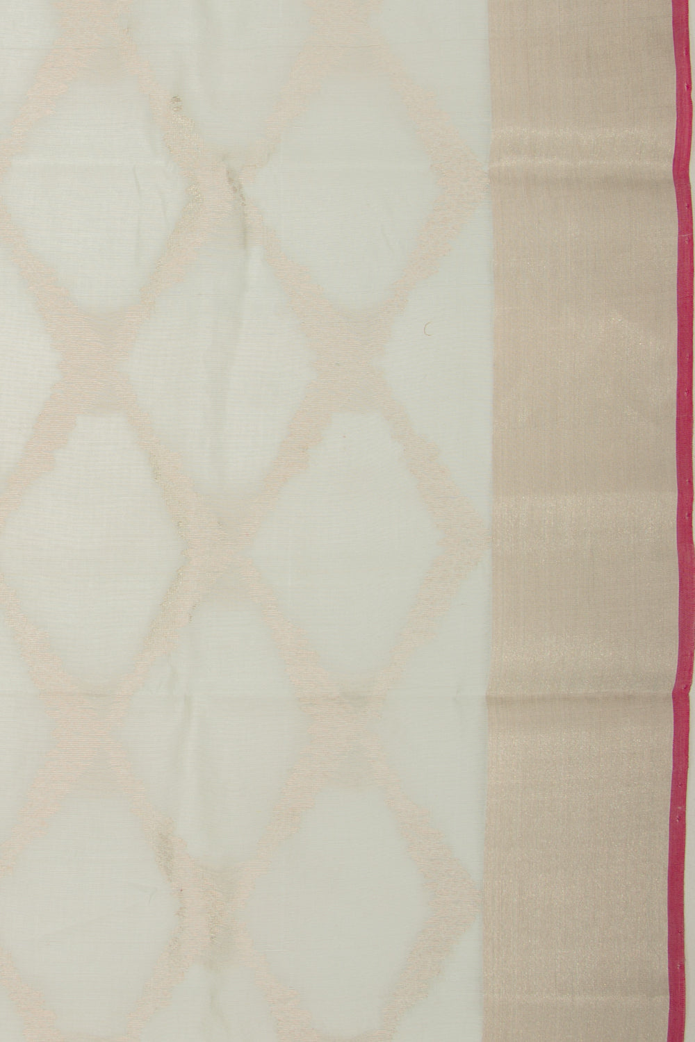 Pure Chanderi Silk Jaal Pastel Blue Saree