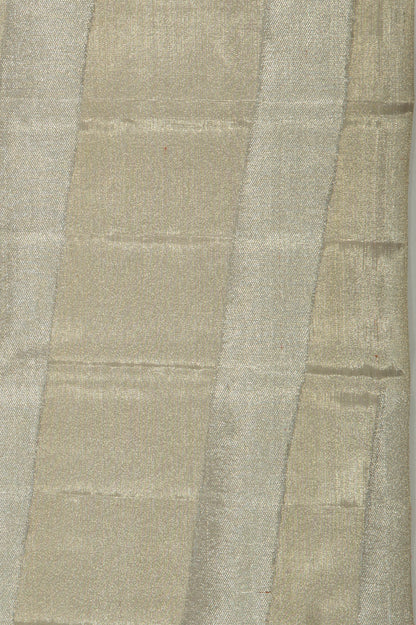 Kanchipuram Silk Tissue Silver Saree