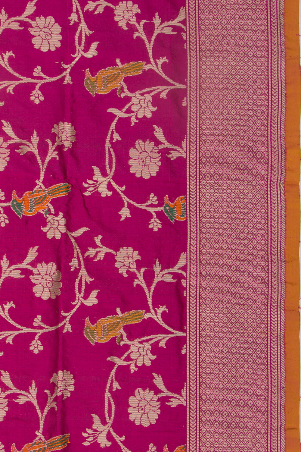 Banarasi Silk Jaal Purple Saree