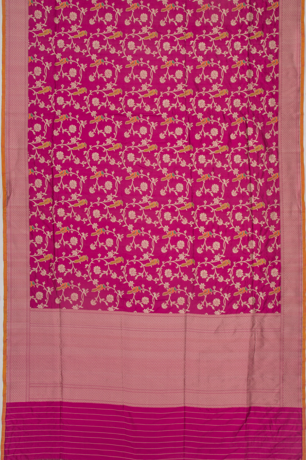 Banarasi Silk Jaal Purple Saree