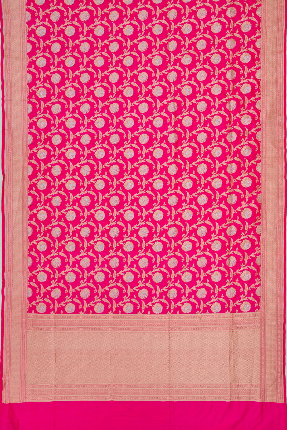Banarasi Silk Jaal Pink Saree