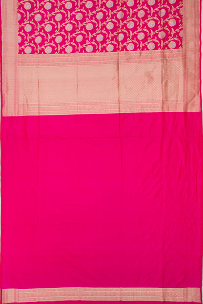 Banarasi Silk Jaal Pink Saree