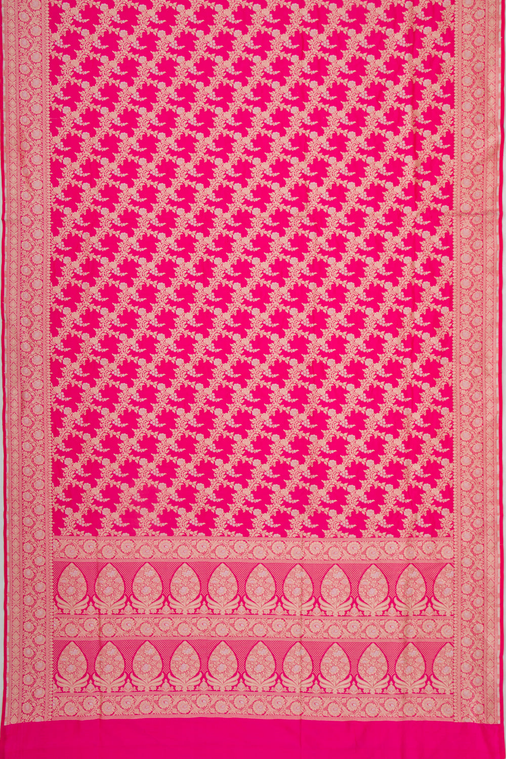 Banarasi Silk Jaal Pink Saree