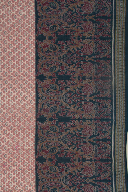 Sambalpuri Cotton Ikat Pastel Pink Saree