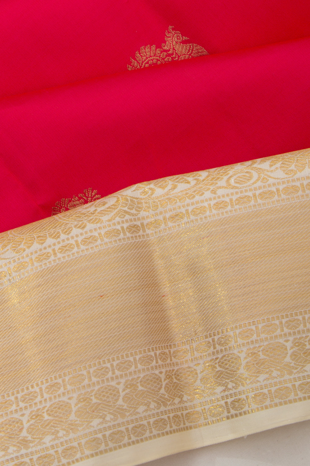 Kanchipuram Silk Butta Pink Saree