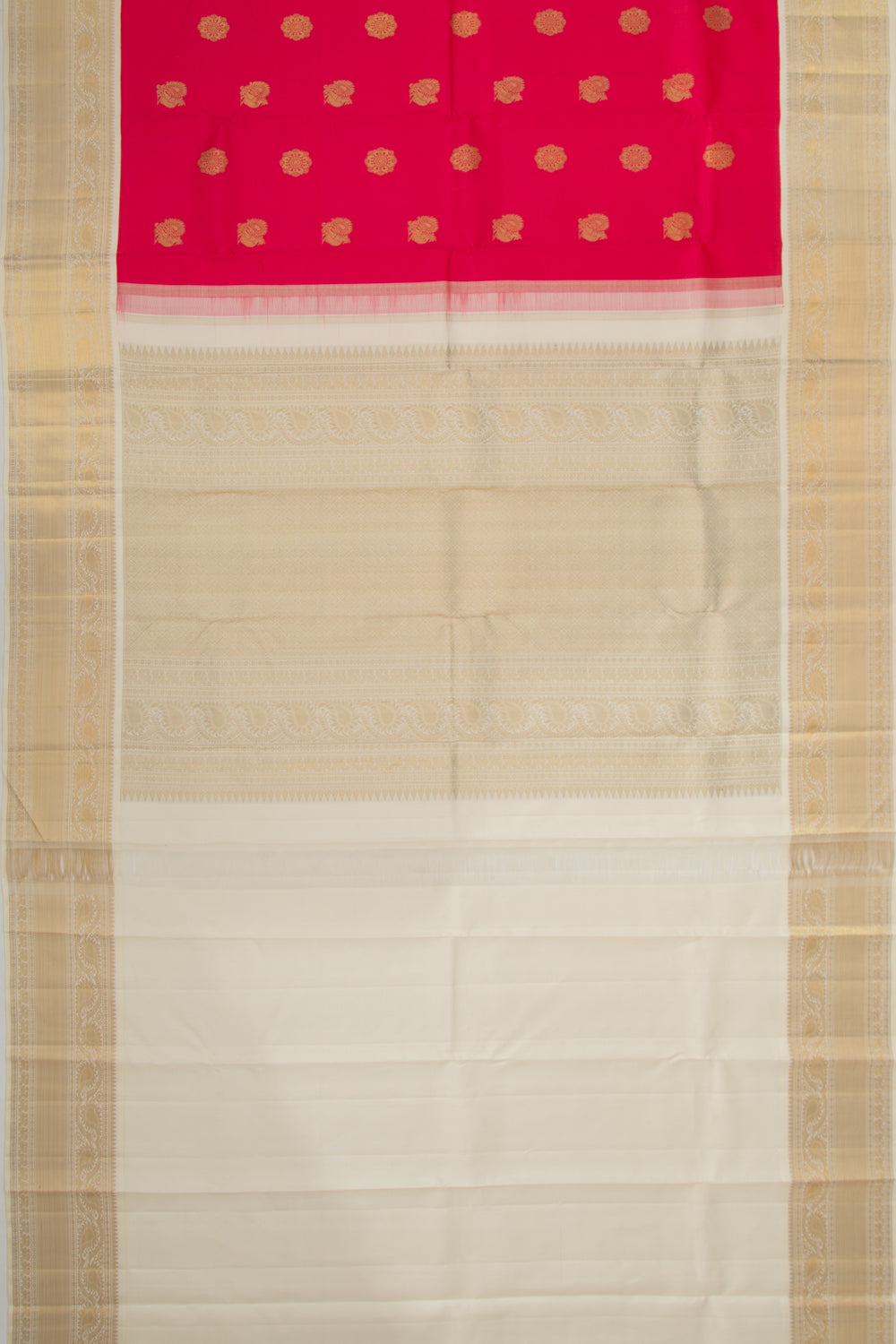 Kanchipuram Silk Butta Pink Saree