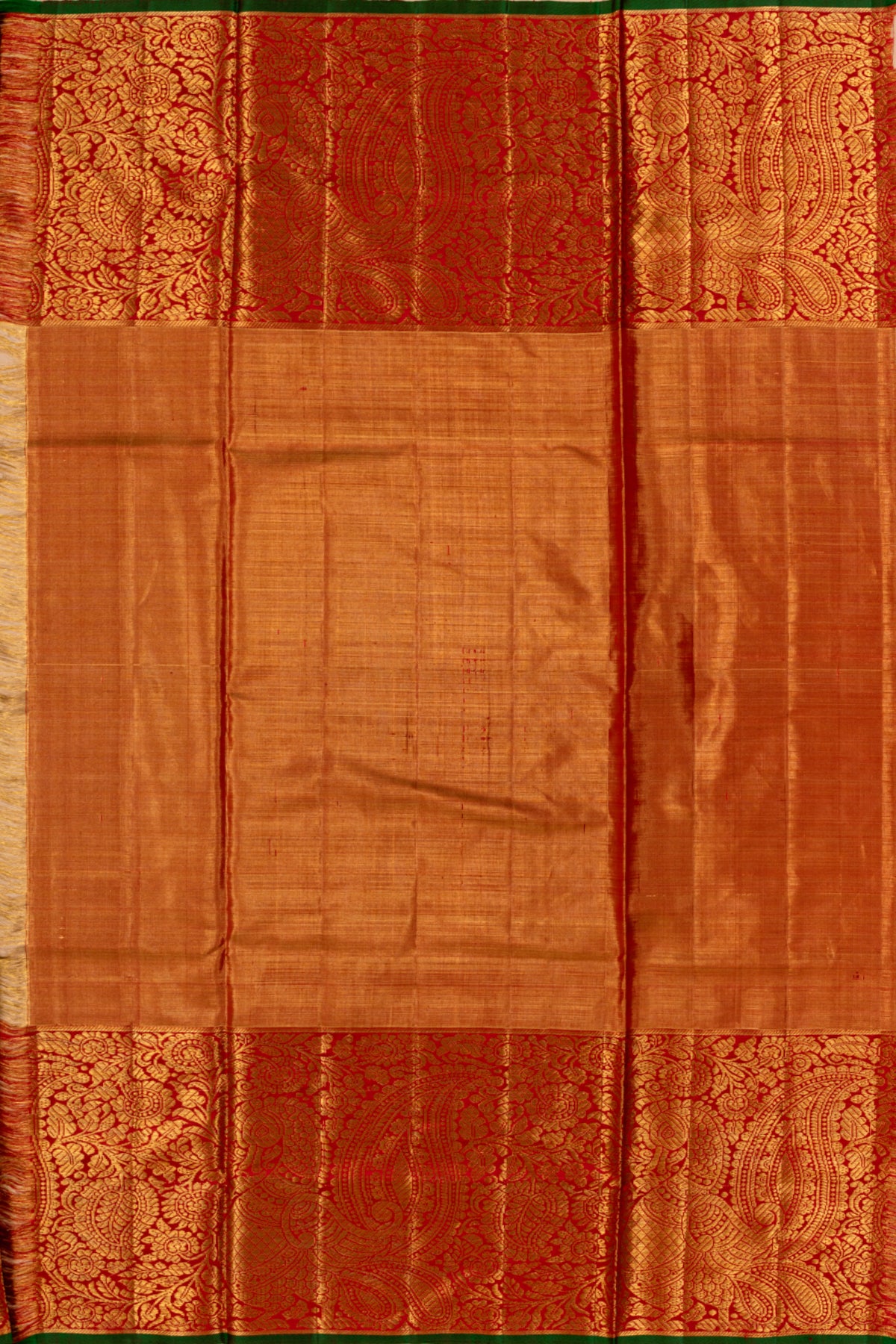 Kanchipuram Silk Tissue Brocade Sky Blue Saree