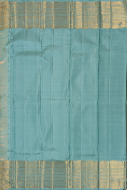 Kanchipuram Silk Butta Sky Blue Saree