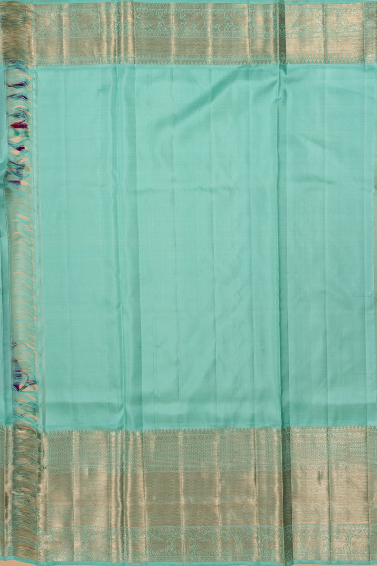 Kanchipuram Silk Brocade Red Saree