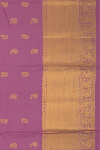 Kanchipuram Silk Butta Lavender Saree