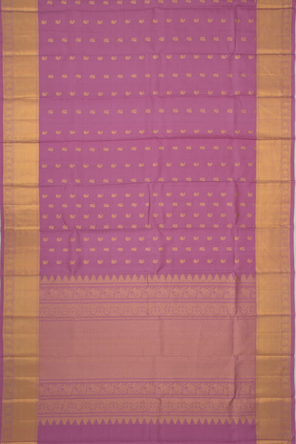 Kanchipuram Silk Butta Lavender Saree