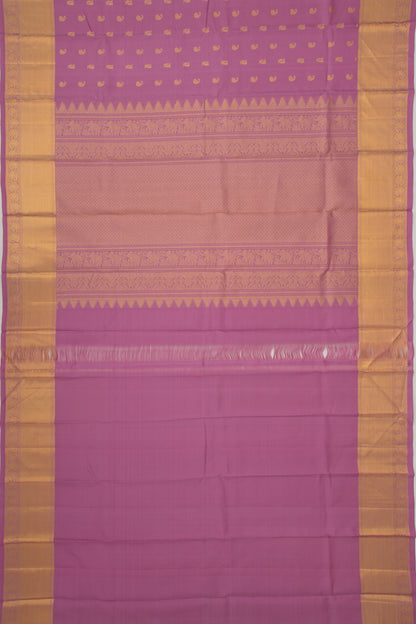Kanchipuram Silk Butta Lavender Saree