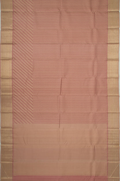 Kanchipuram Silk Brocade Lilac Saree