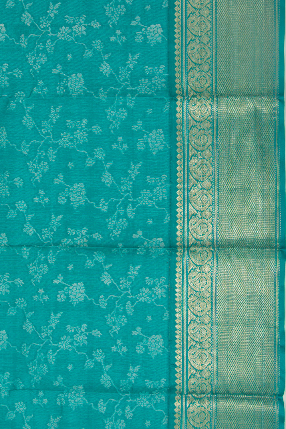 Taranga Kanchi Silk Jacquard Sea Green Saree