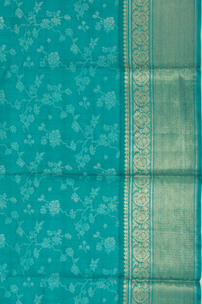 Taranga Kanchi Silk Jacquard Sea Green Saree