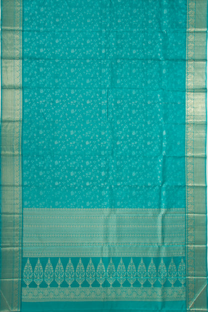 Taranga Kanchi Silk Jacquard Sea Green Saree