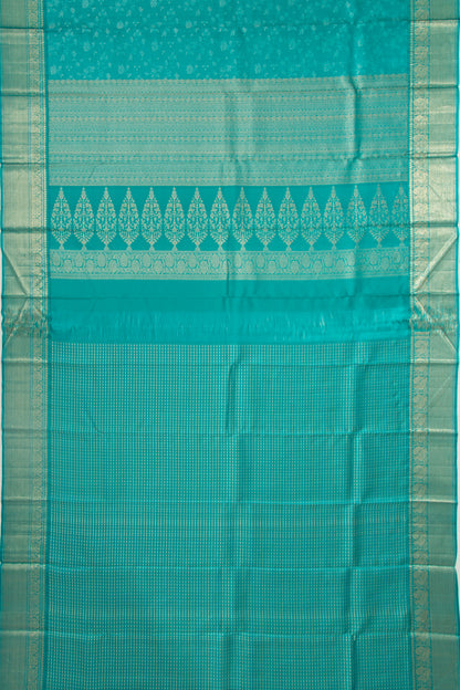 Taranga Kanchi Silk Jacquard Sea Green Saree