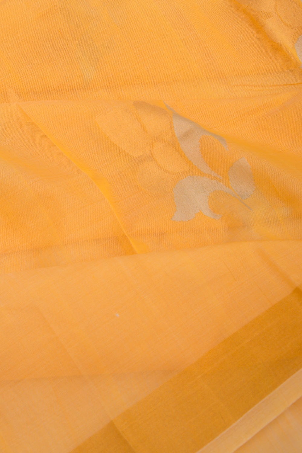 Uppada Silk Butta Butta Yellow Saree