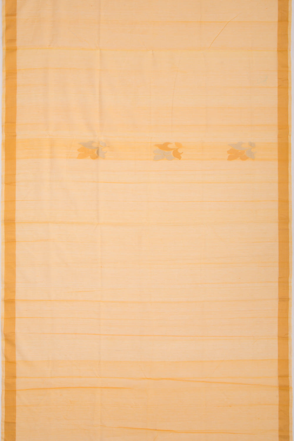 Uppada Silk Butta Butta Yellow Saree