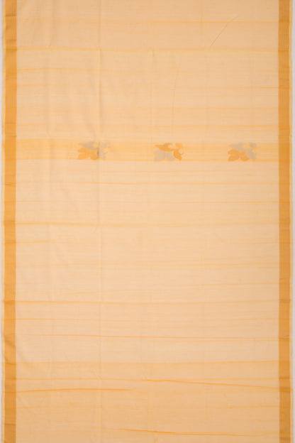 Uppada Silk Butta Butta Yellow Saree