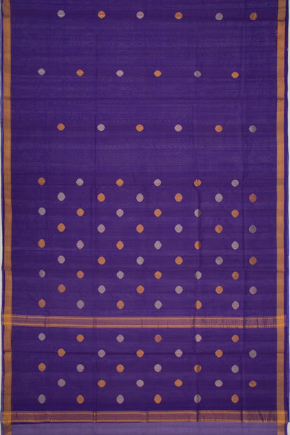 Uppada Silk Butta Butta Violet Saree
