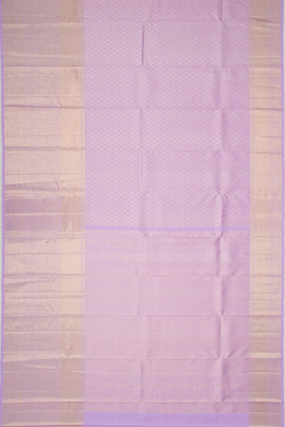 Kanchipuram Silk Brocade Lavender Saree