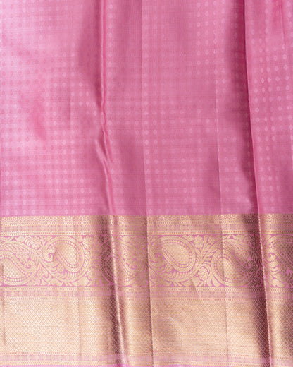 Kanchipuram Silk Brocade Red Saree With Rakhi And Gift Box