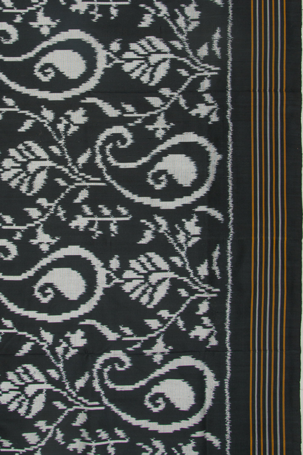 Pochampally Silk Ikat Black Saree