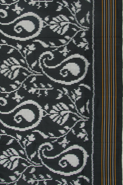 Pochampally Silk Ikat Black Saree