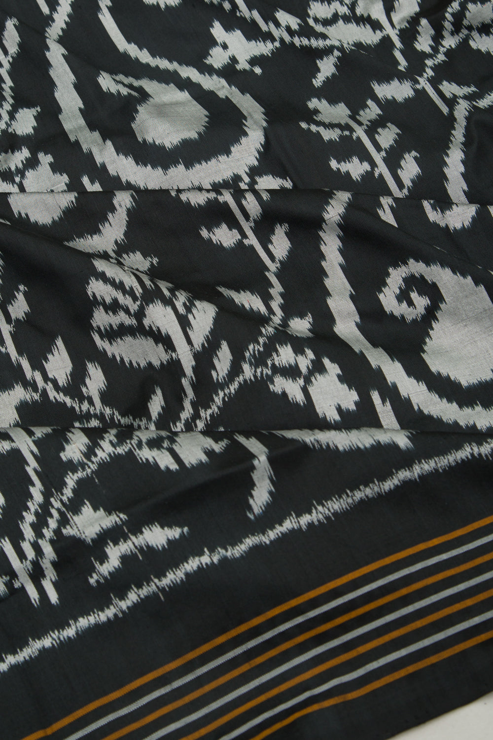 Pochampally Silk Ikat Black Saree