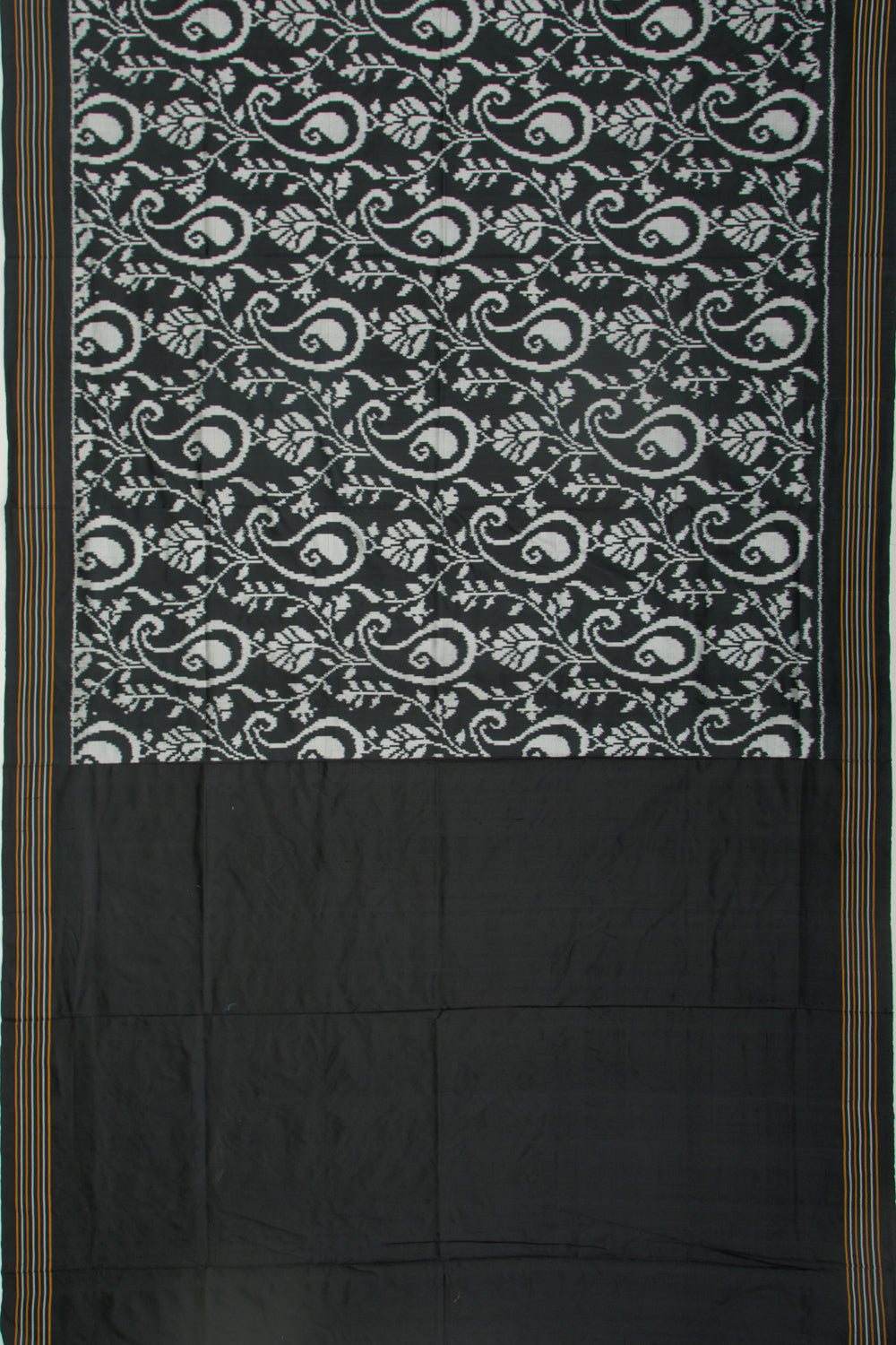Pochampally Silk Ikat Black Saree
