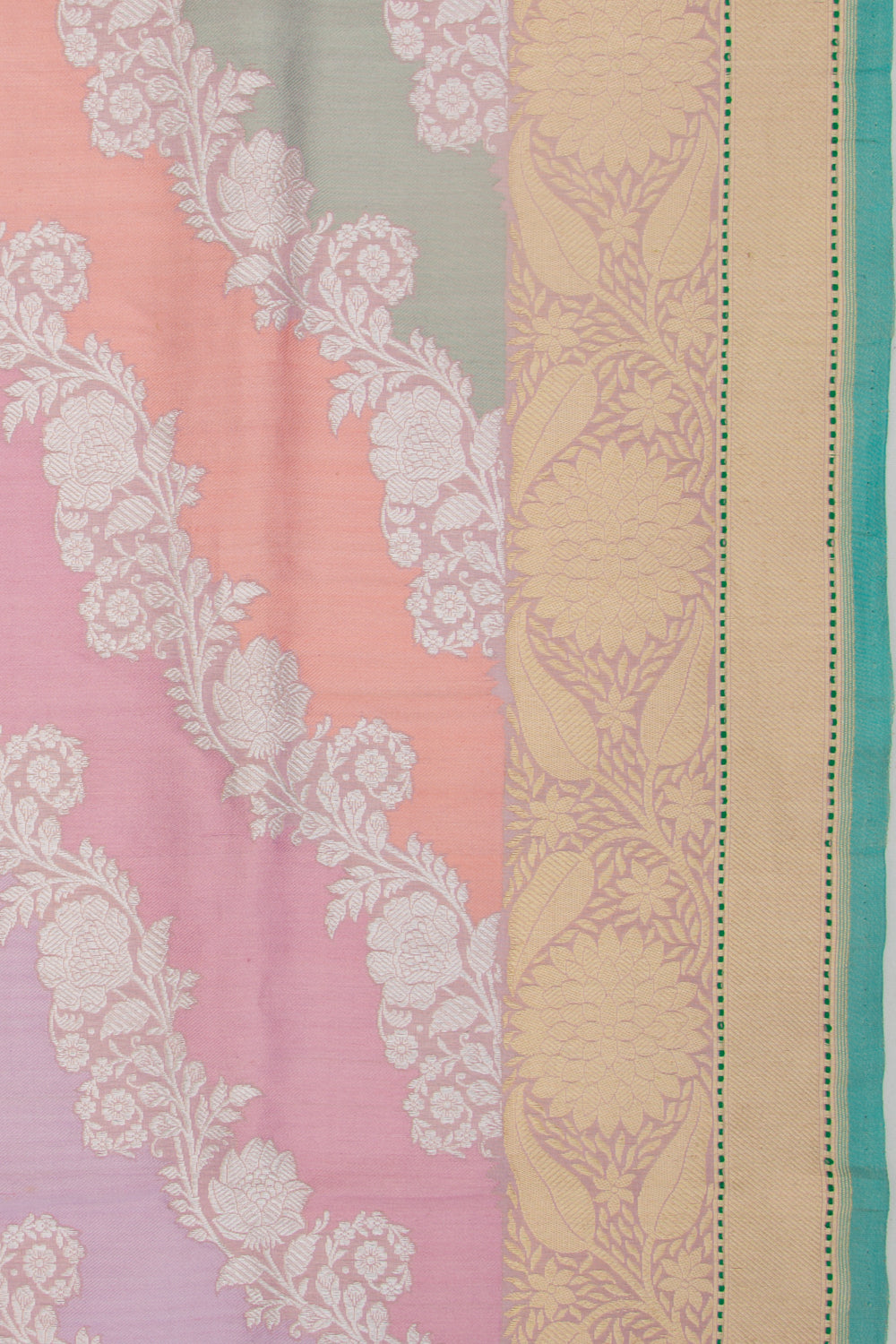 Banarasi Silk Tissue Jaal Rangkat Saree