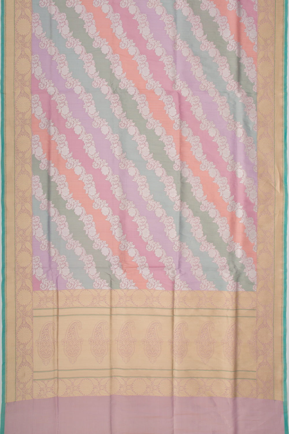 Banarasi Silk Tissue Jaal Rangkat Saree