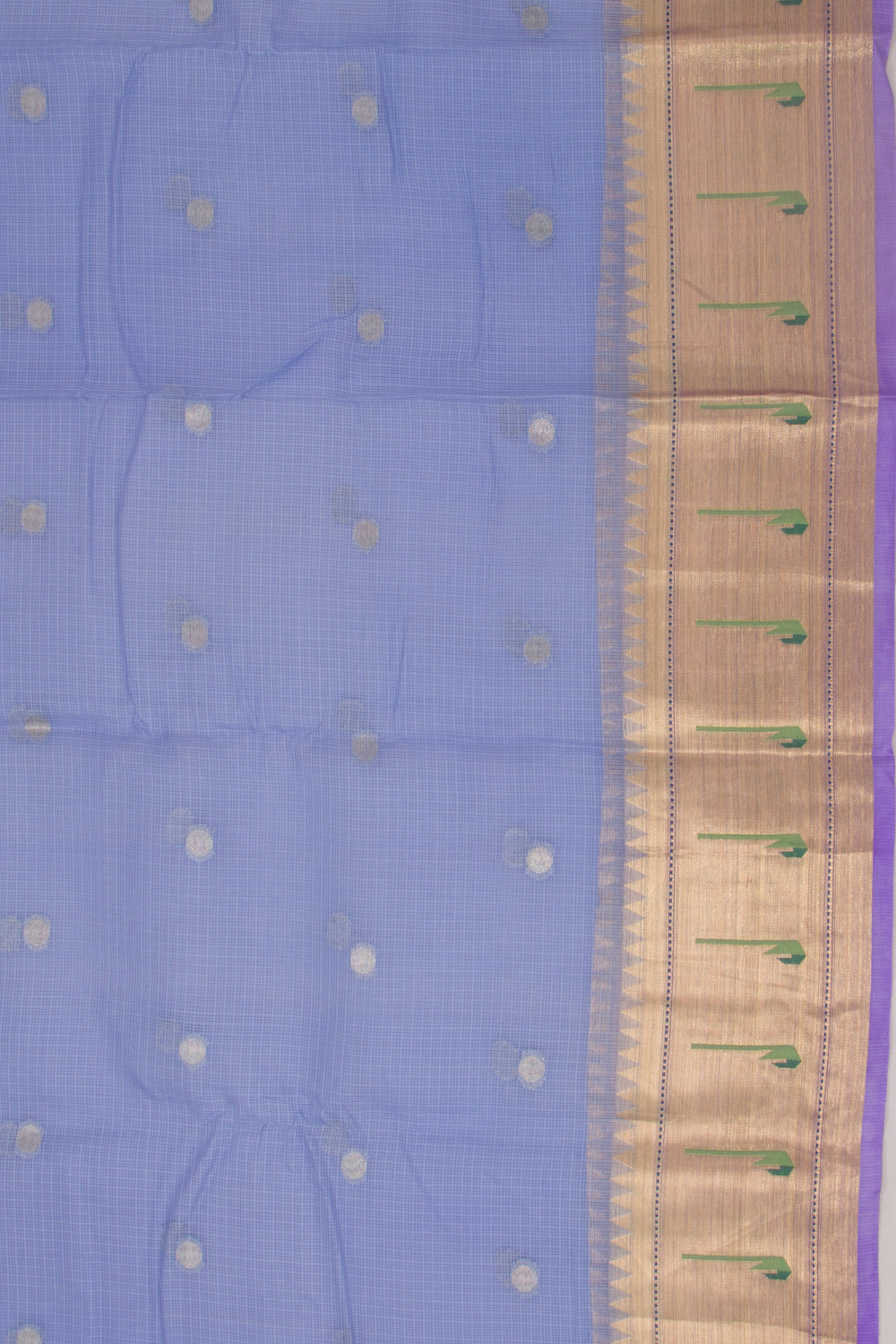 Kota Soft Silk Butta Pastel Blue Saree