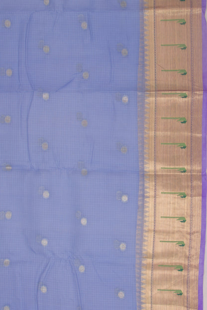 Kota Soft Silk Butta Pastel Blue Saree