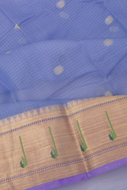 Kota Soft Silk Butta Pastel Blue Saree