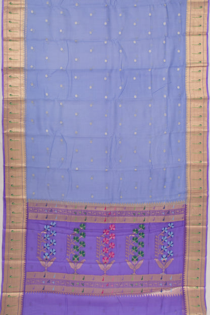 Kota Soft Silk Butta Pastel Blue Saree