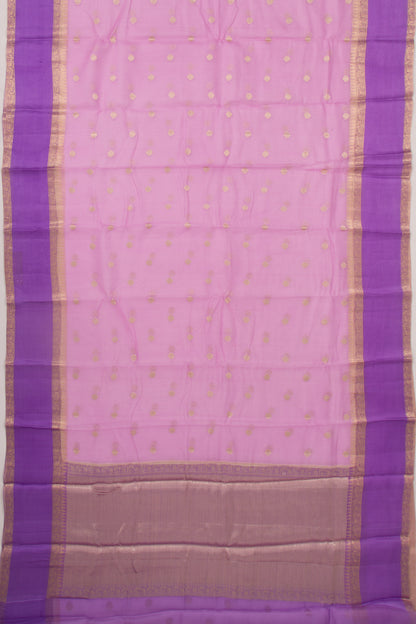 Kota Soft Silk Butta Lavender Saree