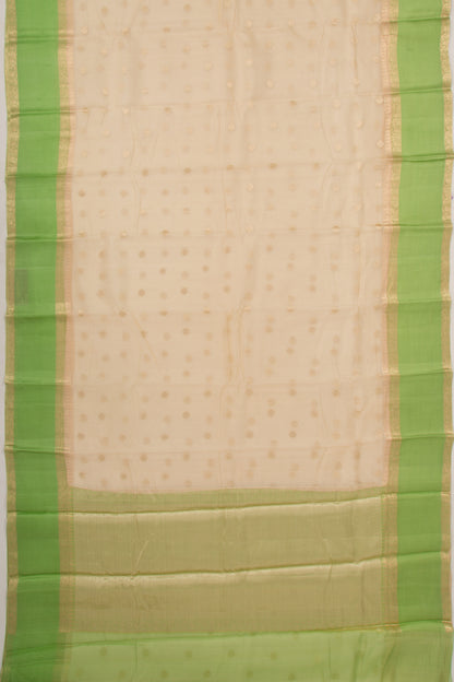 Kota Soft Silk Butta Cream Saree
