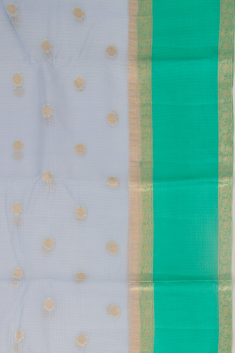 Kota Soft Silk Butta Pastel Blue Saree