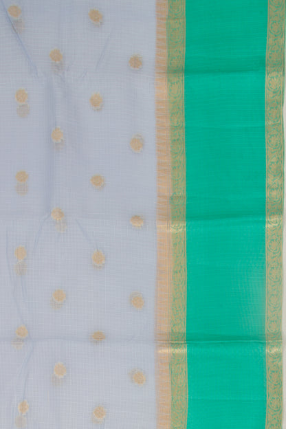 Kota Soft Silk Butta Pastel Blue Saree