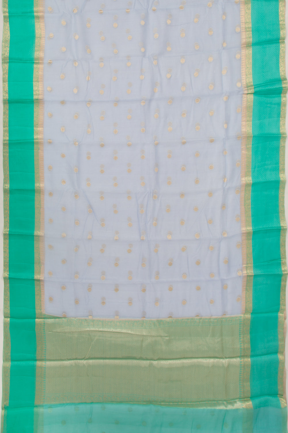 Kota Soft Silk Butta Pastel Blue Saree