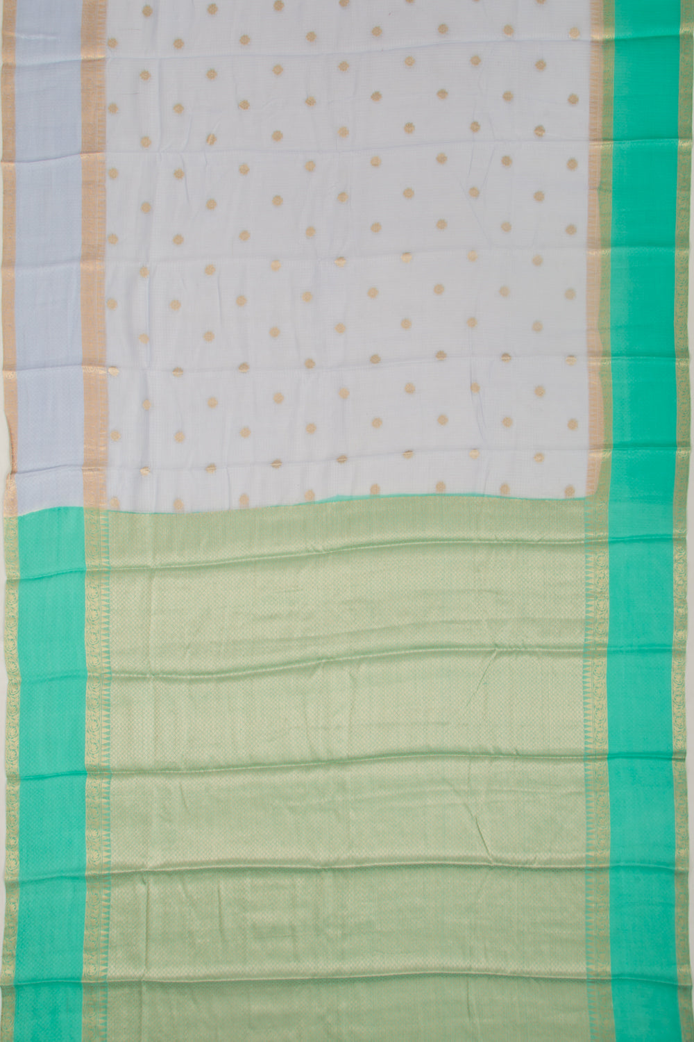 Kota Soft Silk Butta Pastel Blue Saree