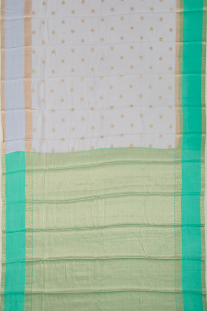 Kota Soft Silk Butta Pastel Blue Saree