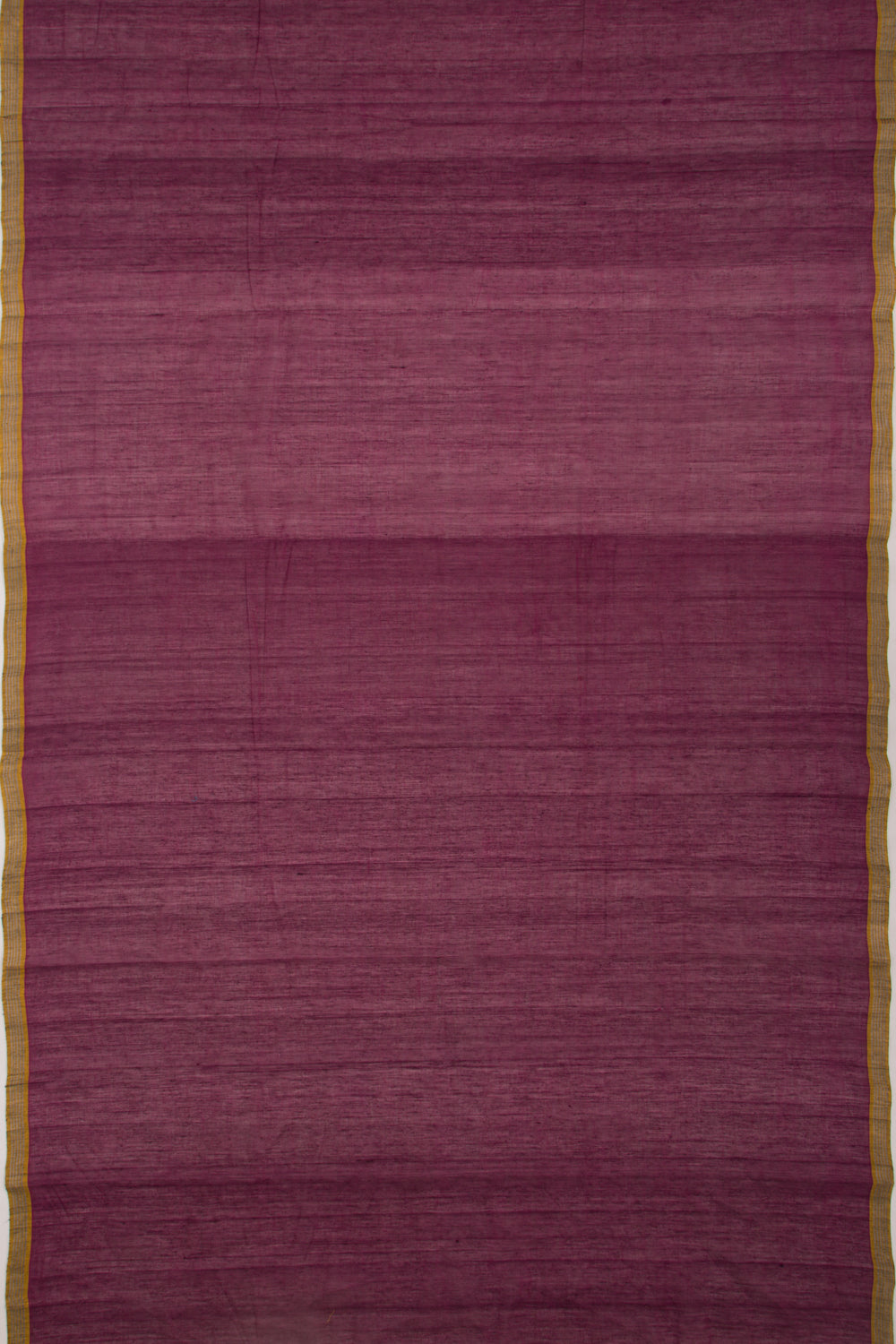 Ponduru Handspun Cotton Plain Purple Saree