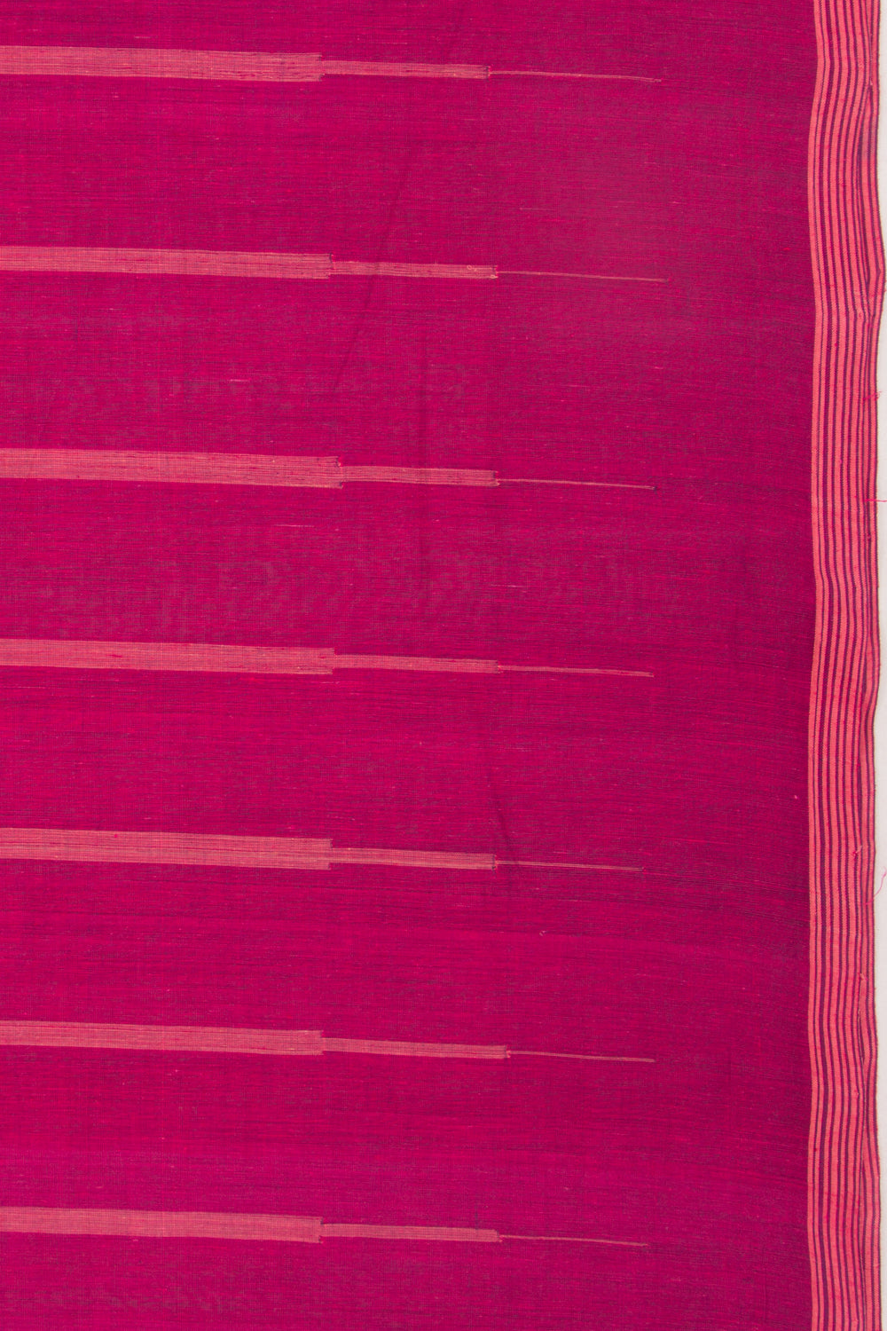 Ponduru Handspun Cotton Vertical Lines Purple Saree